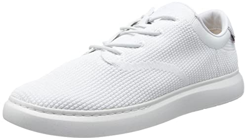 Tommy Hilfiger Hombre Sneaker Híbrida Knit Hybrid Shoe Zapatillas, Blanco (White), 40 EU