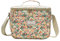 Nanxson Isolierte Lunchtasche Große Wiederverwendbare Kühltasche Wasserdichte Picknicktasche mit Blumenmuster und Verstellbarem Schultergurt (7.5L,B-Beige)