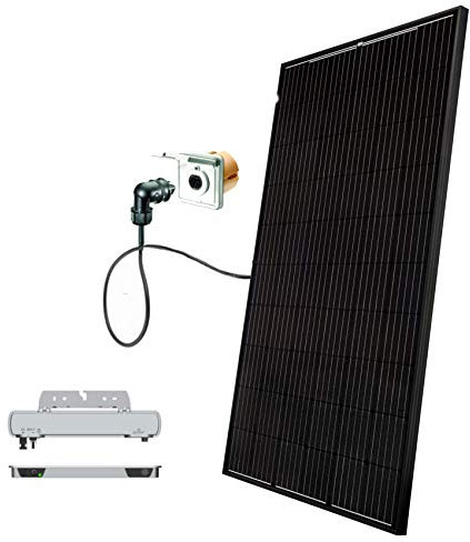Balkonkraftwerk 300 W | Photovoltaikanlage | Flachdachaufständerung