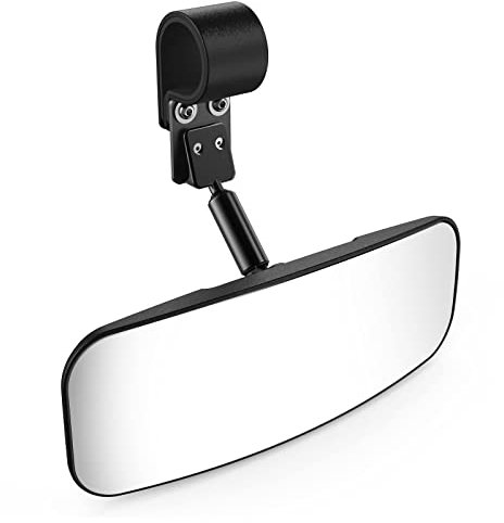 UTV Rückspiegel, Mittelkonvexer Rückspiegel für 4,4 cm - 5,1 cm Überrollbügelkäfig, kompatibel mit Polaris RZR Turbo, Kawasaki Mule, Teryx, Honda Pioneer, Can am Maverick X3