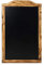 Wooden Memo Board Menu Wall Chalkboard Burn Frame 70 x 100 cm
