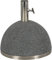 Rivanto® Sonnenschirmständer Granito 11,5 kg Ø25,5 cm Anthrazit anpassbare Edelstahl-Masthalterung 19-36 mm robustes Design mit Wasserablauf