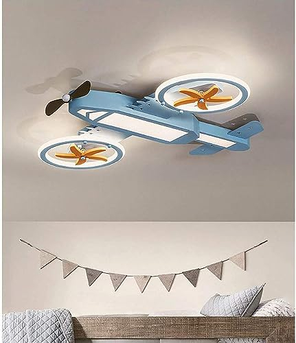 57W LED Cartoons Deckenleuchte Dimmbar modern Kinderzimmer Flugzeug Deckenlampe Kreativität Kinderzimmerlamp Junge Mädchen Schlafzimmer Wohnzimmer Studie Metall Acryl Dekoration Deckenbeleuchtung