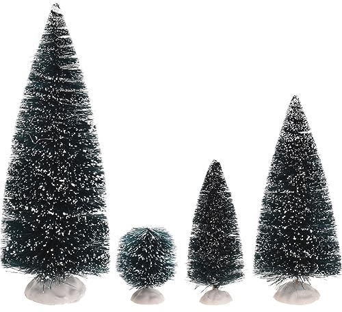 Magie di Natale Weihnachtsbäume für Weihnachtsdorf und Krippe 10 cm 2er Set