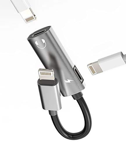 Cavo di ricarica per iPhone, 2 in 1, adattatore AUX, caricatore rapido, doppio Lightning, Apple MFI, accessori Fast Charger audio, spina splitter per 14, 13, 12, 11, Pro Max X, XS XR SE Mini 8, ip-ZX