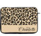 Personalised Cheetah print, Custom Name, Leopard Print, Animal Print, Laptop Sleeve/Cover. (14)
