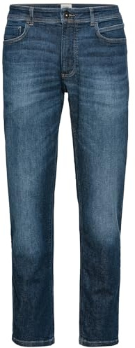 camel active Herren Regular Fit Houston Stretch Jeanshose Dunkelblau, menswear-40/30