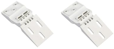 Adoorniequea Juego de 2 bisagras de puerta universales para frigorífico para muebles, piezas de refrigerador, 3 agujeros