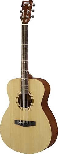 YAMAHA FS400 Acoustic Guitar – Compact Concert Body, Scale 25, Narrower String Spacing, Ultra-Thin Polyurethane Finish, Modern Matte Design – Natural Satin