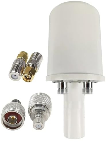 Osmond Mesh Dual Polarization 5G Antenna Feed Horn 1700-4200MHz WiFi 3G 4G 5G Parabolic Dish Reflector 2x 32dBI Only Feed