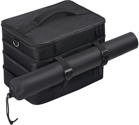 Brappo Reisetasche, kompatibel mit DND-Miniaturen, DND-Würfeln, Karten, DM's Guide und Spielerhandbuch, für RPG, MTG Tischspielsammlungen (nur Hülle) (schwarz)