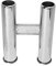 Edelstahl Angelrute Rack Rohr Halter 2 Link Rohr Stange Yacht RV Marine Boot 42mm Durchmesser