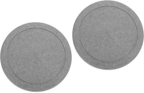 PATIKIL sous-Verres Ronds en Diatomite de 8 Pouces, Lot de 2, Absorbants d'eau, Séchage Rapide, pour Tasse, pour Salle de Bain, Cuisine, Buanderie, Gris Foncé