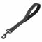 38cm Short Dog Leads Heavy Duty Chew-Resistant Pet Leash Nylon Leashes Walking Reflective with Traffic Padded Handle and 360° Swivel Clip Strong for Small Medium and Large Breeds (Black)