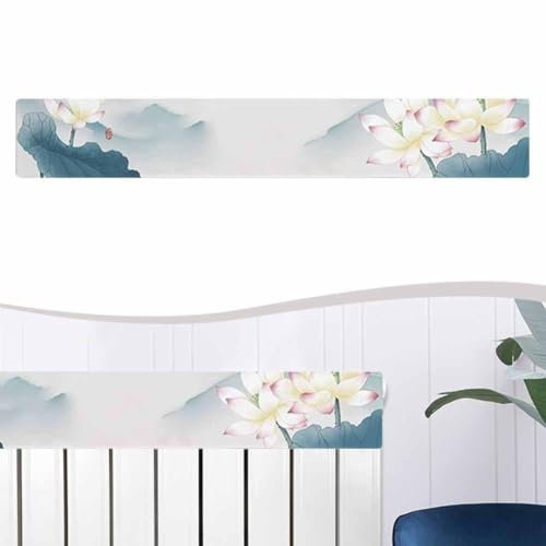 Elegant Dustproof Radiator Cover Soft Velvet Fabric for Stylish Home Decor and Dust Protection (100cm)