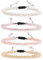 Uwiyo Bracelet de Bohème en Perles de Cristal 4 Pièces Bracelet Pierre Naturelle Femme Réglable Bracelets de Perle Cristaux Multicouches (Rose#1-corde réglable)
