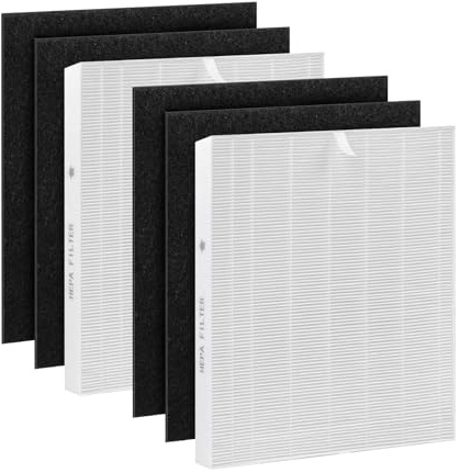 Fylmir AP-1512HH Replacement Filter Set for Coway Airmega AP-1512HH & 200M Air Purifiers – 2 Pack True HEPA Filters and 4 Activated Carbon Pre-Filters,Long-Lasting Air Purifier Filters