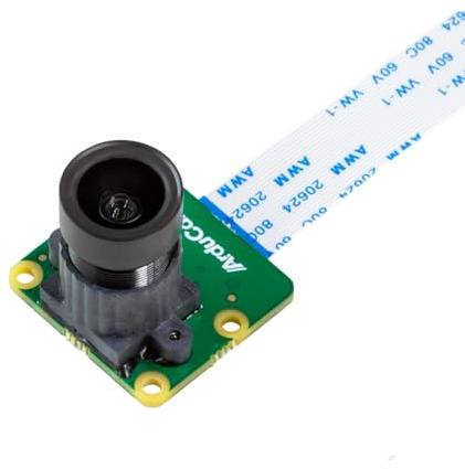 Arducam Pour appareil photo Raspberry Pi, module de caméra basse luminosité IMX335 5MP avec objectif M12, 15-15 broches, 15-22 broches câble ruban inclus