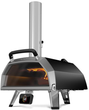 Ooni Karu 2 Pro Multi-Fuel Pizzaofen intelligente Kochfunktionen Pizza Ofen der Pizza in 60 Sekunden backt Ooni Pizzaofen Gas/Holzkohle/Holz Outdoor Ofen Gas Pizza Oven