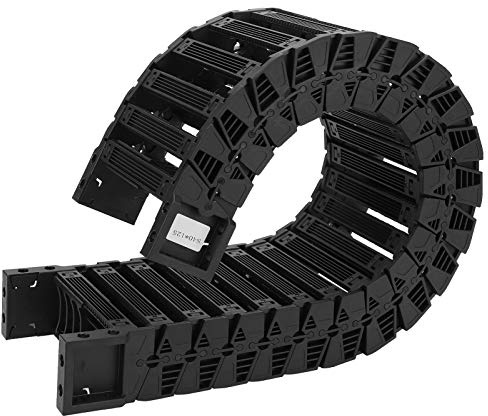 Chaîne de traînage de câble, porte-câble en nylon de 1 mètre, porte-fil flexible pour routeur CNC, bras de robot d'imprimante 3D, série silencieuse S40x38 (S40*38 Longueur 1m)