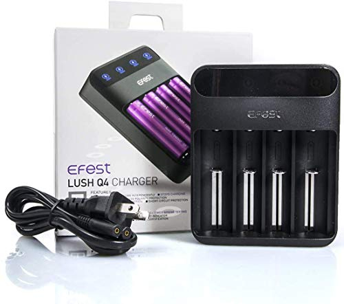 Efest Chargeur Lush Q4 2A Noir 4.2V