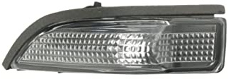 TYC 336-0072-3 Blinkleuchte Seitenblinker Außenspiegel Links Kompatibel mit TOYOTA Yaris Schrägheck P13 817410D020 817400D020