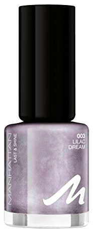 Manhattan Last & Shine Holographic Nail Polish, Farbe 003 Lilac Dream, Nagellack mit holographischem Effekt, 1er Pack (1 x 8 ml)