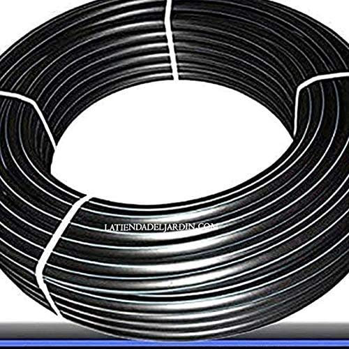 Suinga Tubo irrigazione 32mm PN 16 in polietile ad alta desità PE100, rotolo da 100 metri, adatta all'uso acqua potabile, nero
