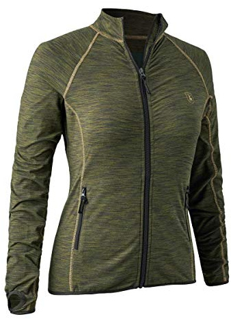 Deerhunter Lady Insulated Fleece - Green melange C44 Green - Hunting outdoor gear for Men