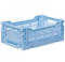 Ay-Kasa Mini Box Design Faltbox Spielzeugkiste 27 x 17 x 10,5 cm Baby Blue
