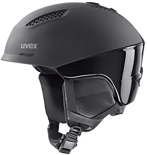 uvex ultra pro - Skihelm für Damen und Herren - individuelle Größenanpassung - Magnetverschluss - black matt - 51-55 cm