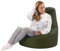 sunnypillow Gaming Sitzsack XXL mit Styropor Füllung Outdoor & Indoor für Kinder & Erwachsene Sitzsäcke Sitzkissen Bodenkissen viele Farben zur Auswahl Dunkelgrün