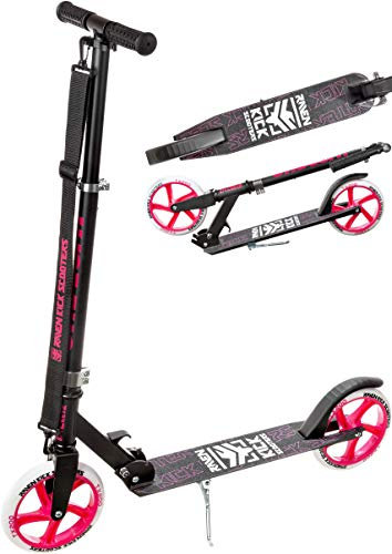 RAVEN Scooter, Roller, Tretroller, Kinderroller, Cityroller Straight 200mm (Pink)