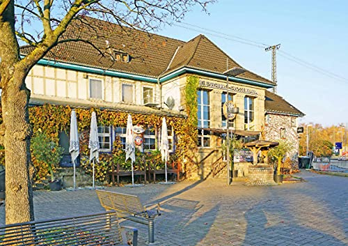 CALVENDO Bahnhof Duisburg-Großenbaum, Poster DIN A3 quer, Bilder, Kunstdruck, Wandbild, Wanddeko, Prints ohne Rahmen