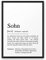SOHN DEFINITION | ABOUKI Kunstdruck | Sohn Geschenk Sohn Bild Sohn Poster Bester Sohn Geschenke für Sohn 18. Geburtstag Schulabschluss Volljährigkeit Auszug | DIN A4 ohne Rahmen