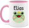 Tasse Tassen 325ml - Kinder - Mädchen - Süßer Frosch - 325 ml - Rosa - geschenke personalisierte junge name glühweintassen süße jungen frösche fanmug kindergarten kind froschmotiv schokotasse