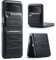 Sibada Designed for Galaxy Z Flip 4 5G Case with Connecting Hinge Vegan Leather Shockproof Cover for Samsung Z Flip4 (2022) - Black