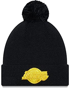 New Era Team Bommelmütze für Herren ~ LA Lakers schwarz
