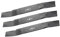 SECURA Jeu de lames (mulching) compatible avec Husqvarna PT26D (155cm Carter de coupe) Tracteur de pelouse