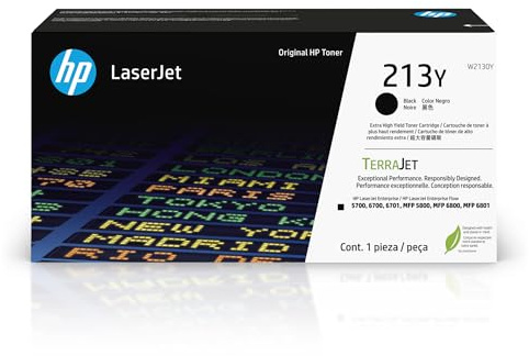 HP 213Y Schwarz Original Laserjet-Tonerkartusche mit sehr hoher Reichweite