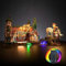 LocoLee Led Licht Set Kompatibel mit Lego Lord of The Rings Break Valley, Led Beleuchtungs Set Compatible with Lego 10316 The Lord of The Rings - Nur Lichter Set, Kein Modell (Fernbedienung Version)