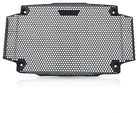 YIEBA Moto Couverture De Radiateur Grille De Couverture De Grille Compatible avec Ninja 650 Z650 Urban Radiator Guard (2022+) Ninja 650 Performance/Tourer Radiator Guard (2021+) (Nero)