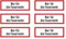 Aufkleber: 37x105 mm, 6 Stück - Nur für die Feuerwehr - Brandschutzzeichen - Hinweisschild auf Brandschutzeinrichtung und Einsatzhinweise - DIN 4066 - D1