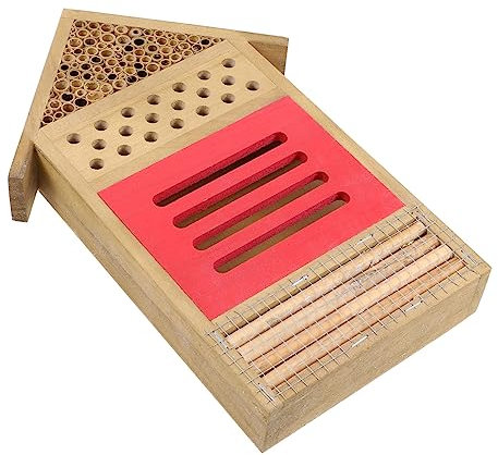 Bienenhaus für Garten, Wildbienenhotel zum Beobachten