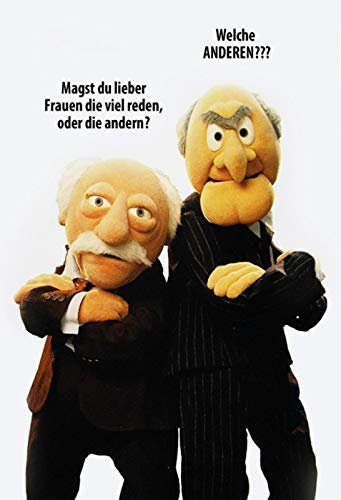 Ontrada Holzschild 30x40cm Waldorf Statler Muppet Show welche Anderen Holz Schild