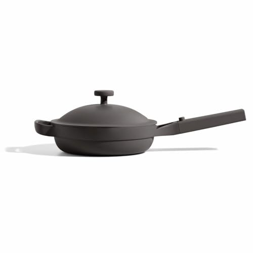 Our Place Always Pan – Mini batterie de cuisine en céramique antiadhésive et non toxique de 21,6 cm | Poêle polyvalente | Poignée qui reste froide | Passe au four | Corps en aluminium léger | Char