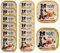 300g Pastete Mix Hundefutter Rind und Wild Nassfutter Aluschale Wildfleisch (x54)