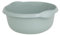 Plastic 5L Litre Round Washing Up Bowl Sink Tidy Organizer 28 CM Multipurpose Basin Mixing Washing Up Bowl Cleaning Tub Ideal For Home Sinks Kitchen Camping Caravans Motorhomes (Silver Sage) (1)