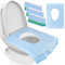 30 Stück Toilette Auflag, Spülbare Toilettenauflage, 40 * 60cm Toilettensitzbezug, Wasserdichte Toilettenauflagen, Universal Toiletten Sitzbezug Toilettenbezüge, für Reisen, Offentliche Toiletten