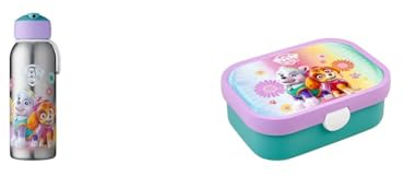 Mepal - Thermoflasche Flip-Up Campus - Isolierte Trinkflaschen für Kinder & Lunchbox Campus - Bento Lunchbox für Kinder